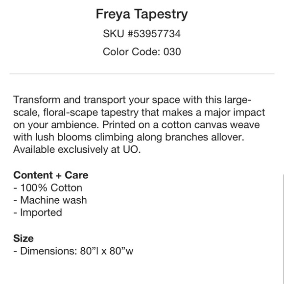 🪷{PRICE FIRM} UO Freya Tapestry ~ Green - Picture 5 of 9